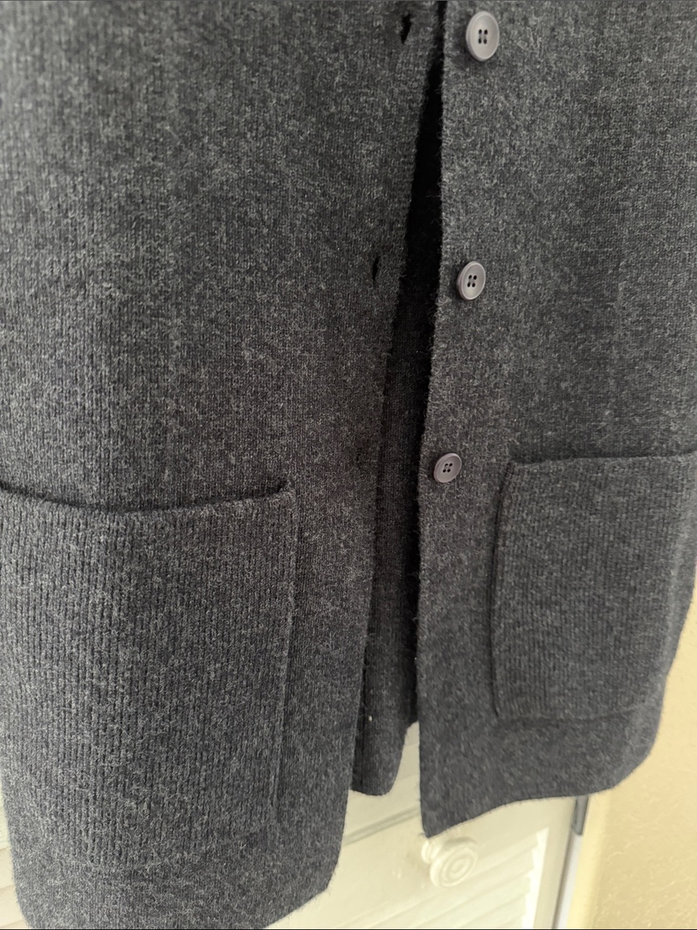 DISSH AVA INK LONGINE KNIT VEST size large - Picture 5 of 6